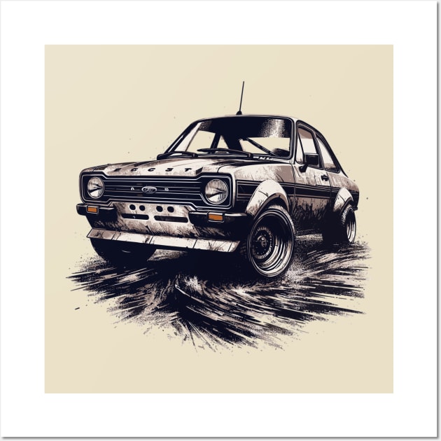 Ford Escort Wall Art by Vehicles-Art